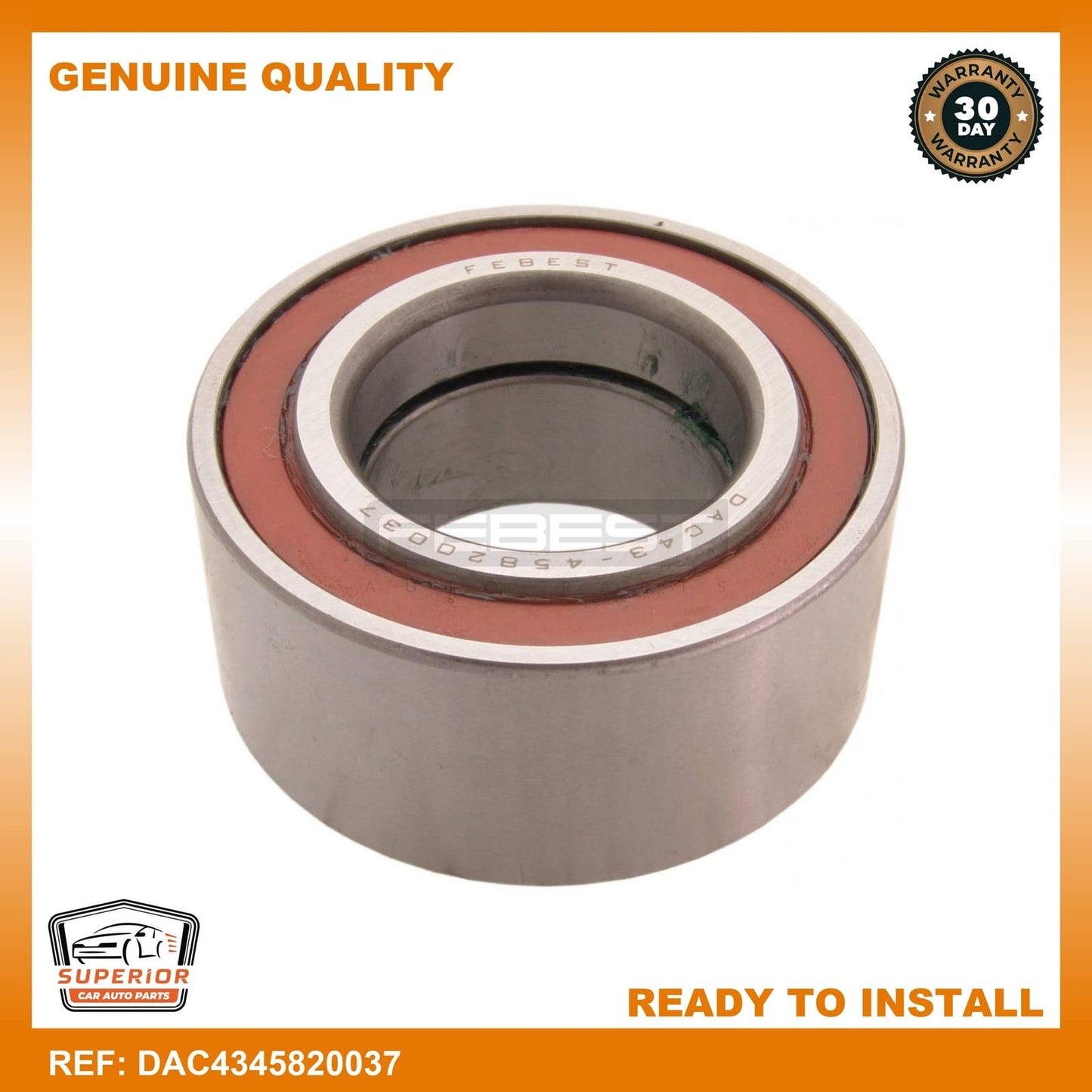 FEBEST VAG 443 498 625 Front Wheel Bearing DAC4345820037