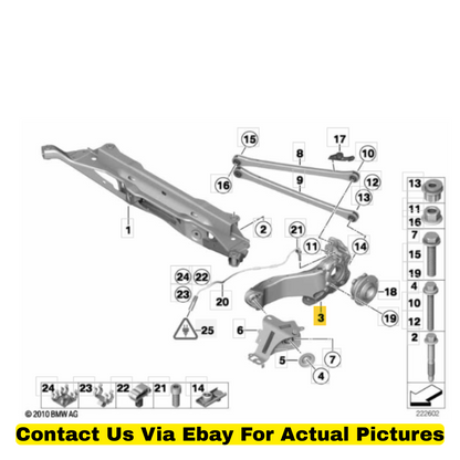 2012 Mini Cooper Countryman Rear Right Trailing Arm Used OEM 33329805658