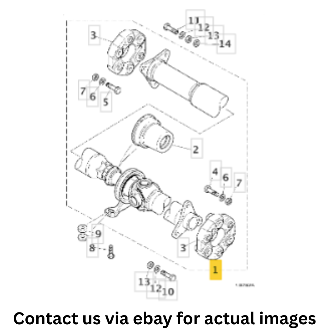 2000 Jaguar S-Type Rear Driveshaft Propshaft Assembly Used OEM XR88981
