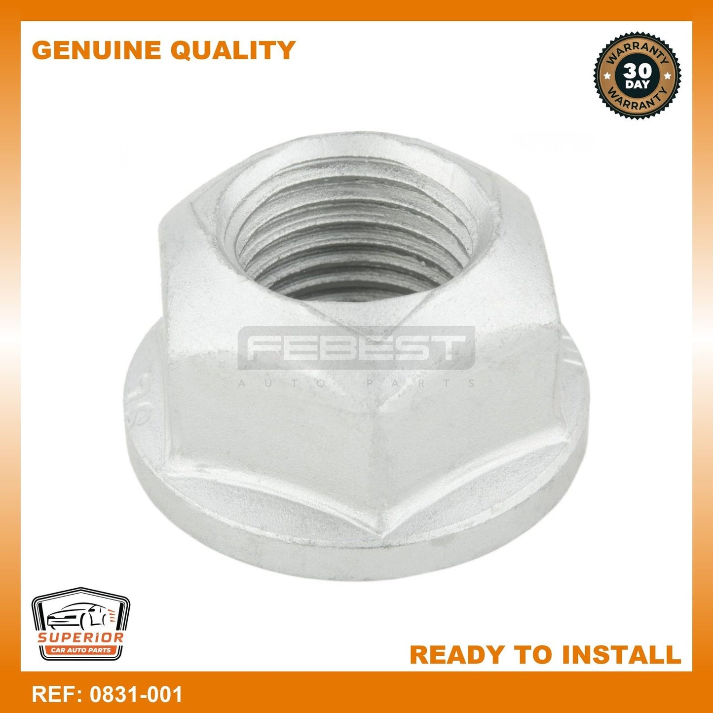 FEBEST CHERY Caster Shim, Axle Beam 0831-001