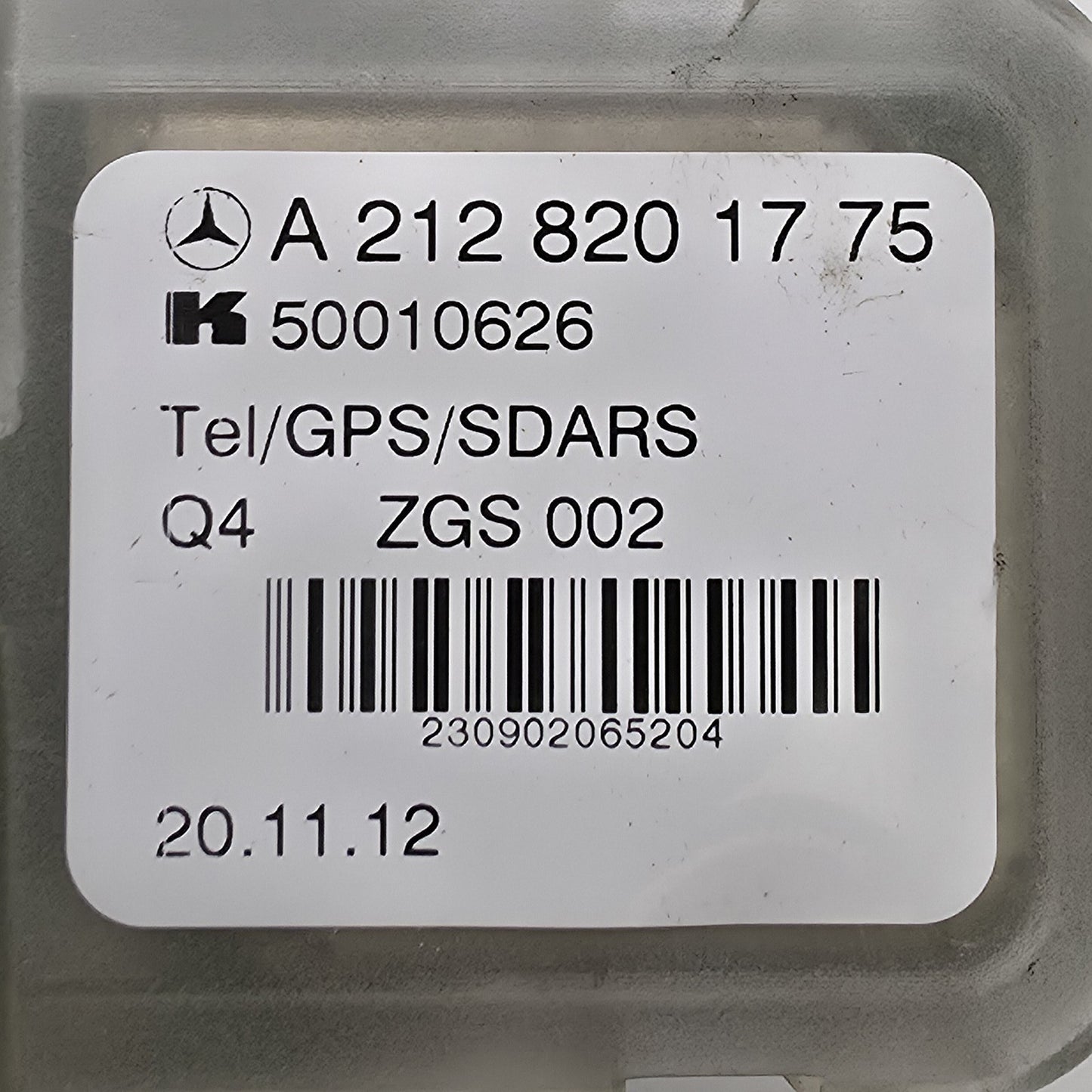 2016 Mercedes-Benz GL SHARK FIN ANTENNA MODULE A2128201775