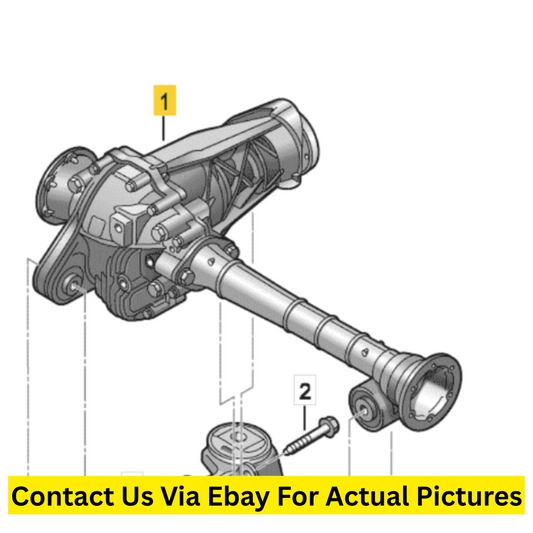 2012 Volkswagen Touareg Front Axle Differential Used OEM 0BM409505M