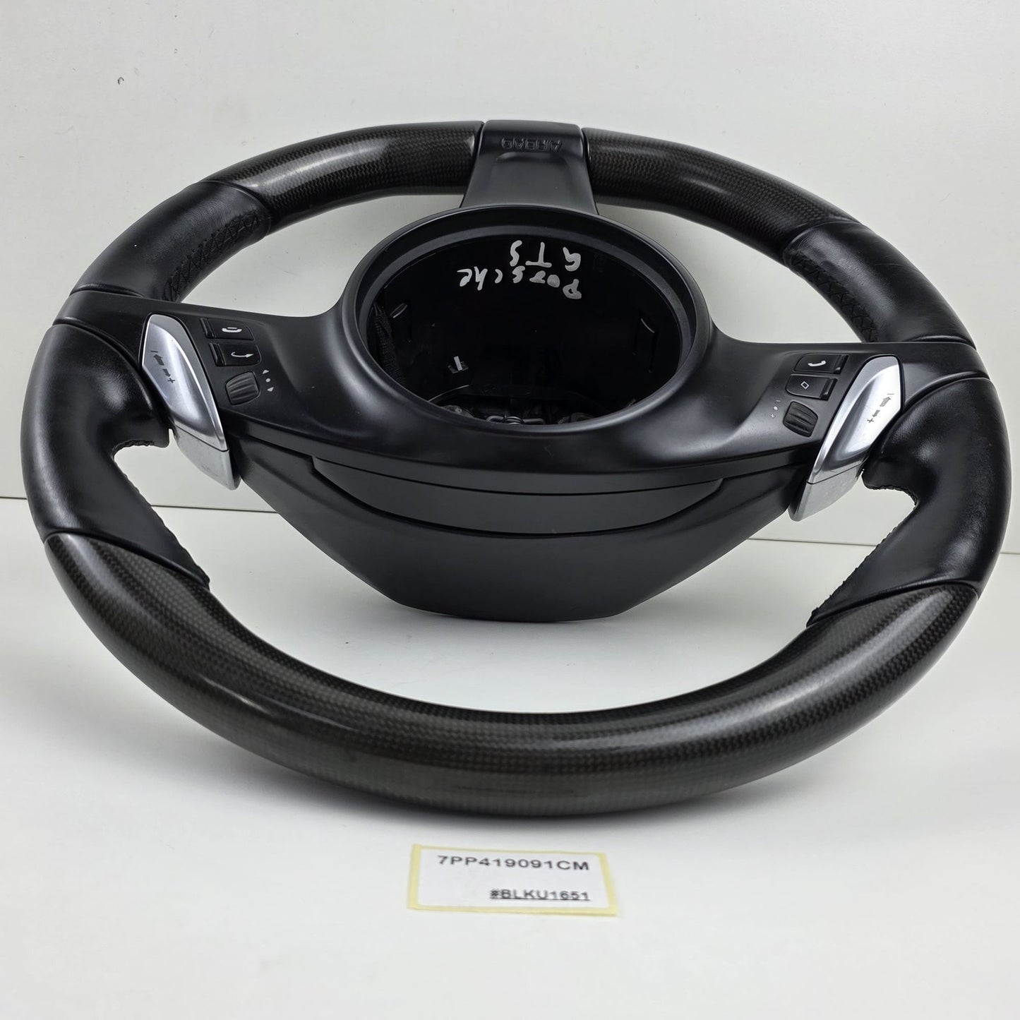 2010-2016 Porsche Cayenne Carbon Multifunction Steering Wheel 7PP419091CM