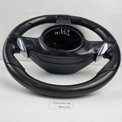 2010-2016 Porsche Cayenne Carbon Multifunction Steering Wheel 7PP419091CM