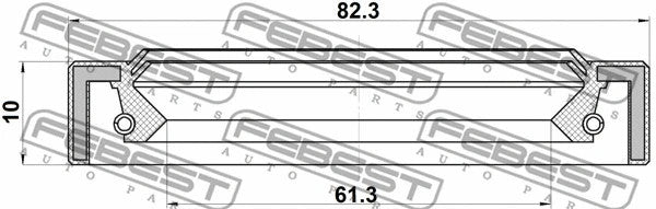 FEBEST 2015 Hyundai ix35 Drive Shaft Oil Seal 95IAS-63821010R