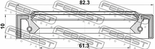 FEBEST 2015 Hyundai ix35 Drive Shaft Oil Seal 95IAS-63821010R
