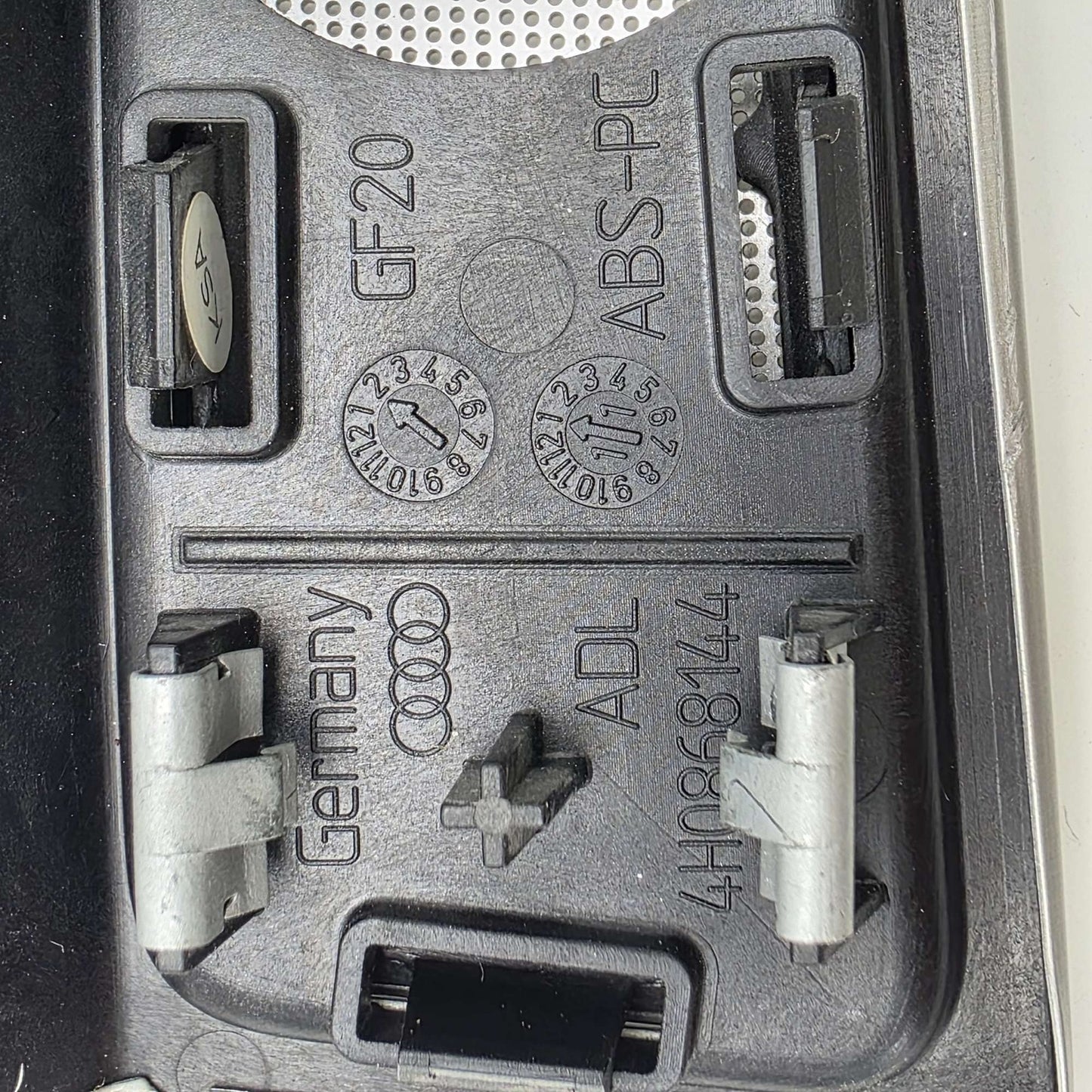 2013-2018 Audi S8 Lower B Pillar Trim with Speaker Grille 4H0868144