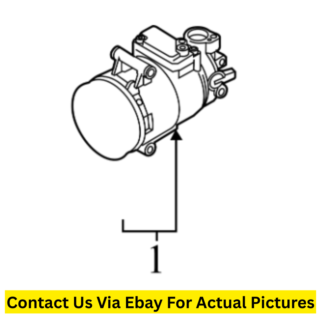 2014 Volkswagen Passat A/C Compressor Used OEM 1K0820808H