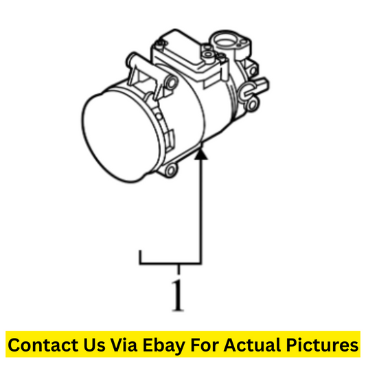 2014 Volkswagen Passat A/C Compressor Used OEM 1K0820808H