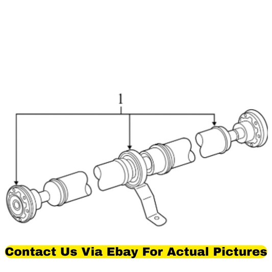 2012 Audi Q5 Drive Shaft Used OEM 8R0521101C