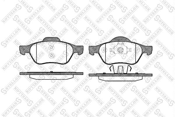STELLOX RENAULT Brake pad set - 4100607690R