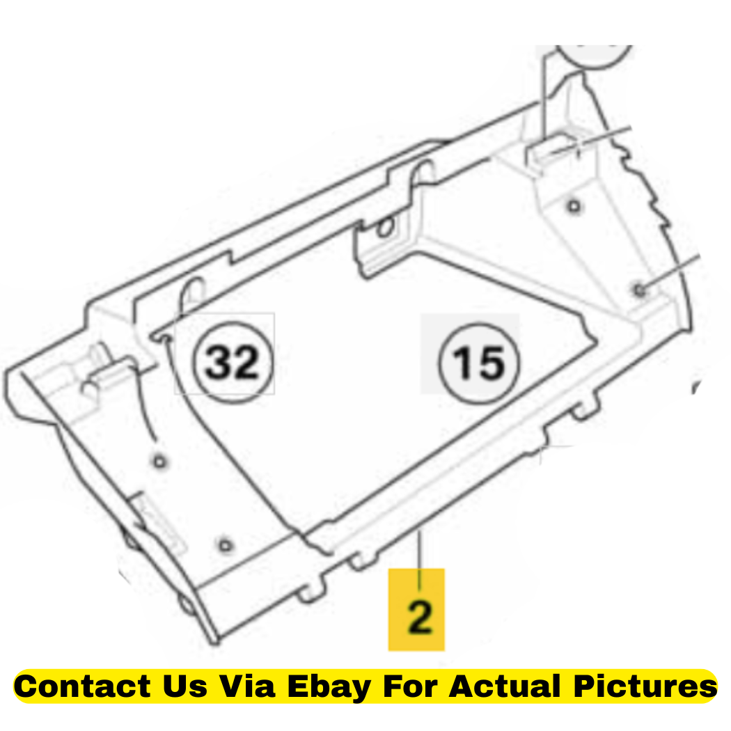 2012 BMW X6 Glovebox Frame Used OEM 51169211029