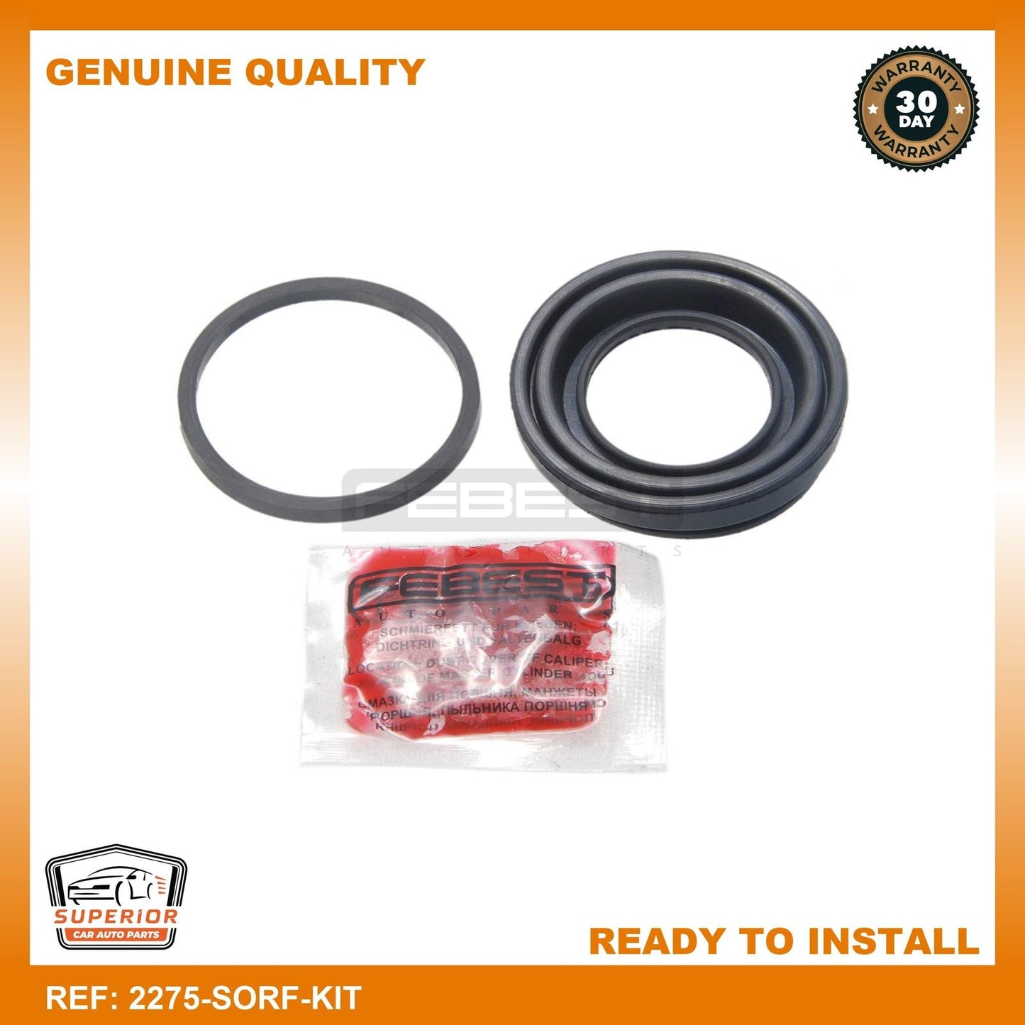 FEBEST HYUNDAI Brake Caliper Repair Kit 2275-SORF-KIT