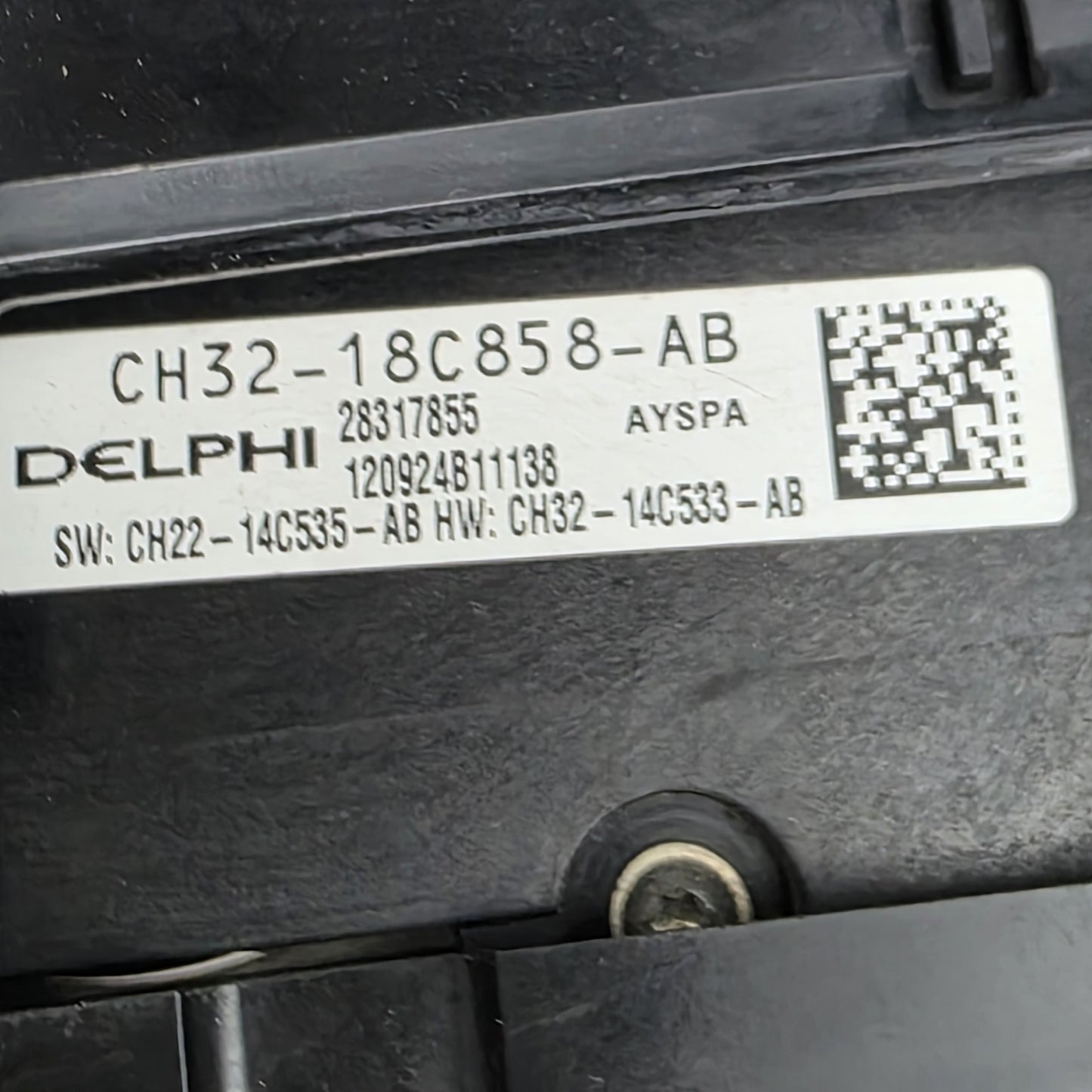 2005-2013 Range Rover Sport Control Panel Radio Navigation Clock CH3218C858AB