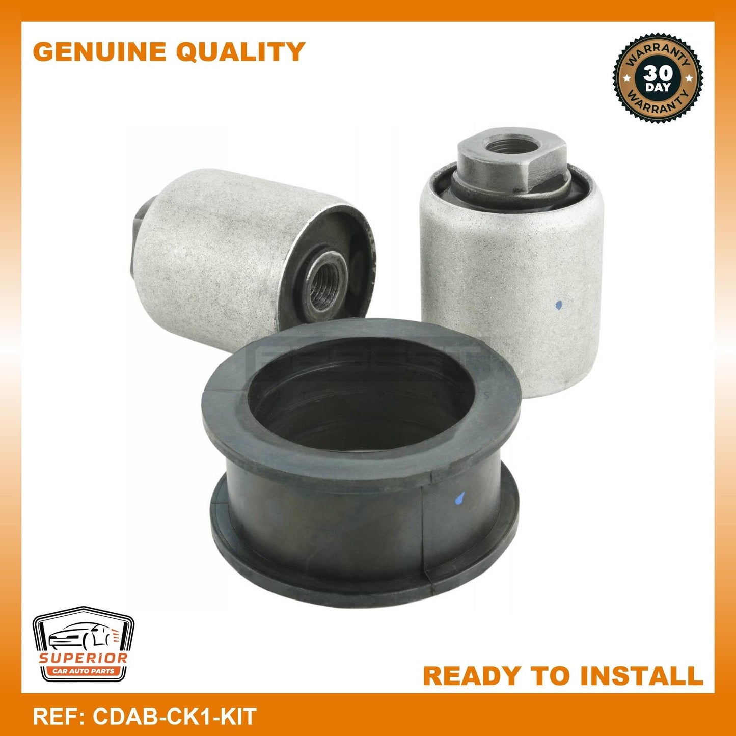 Febest 2007-2014 GMC Yukon Steering Rack Bushing Kit CDAB-CK1-KIT