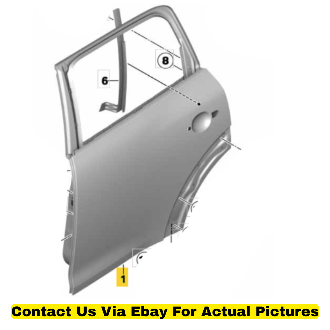 2012 Mini Cooper Countryman Rear Left Door Shell Used OEM 41009805929