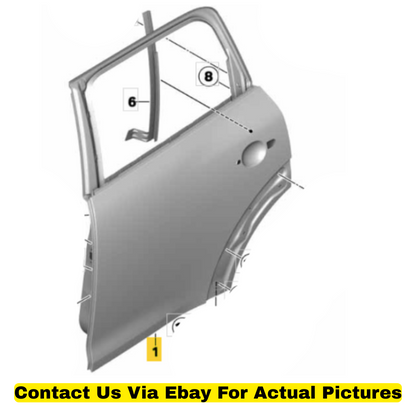 2012 Mini Cooper Countryman Rear Left Door Shell Used OEM 41009805929