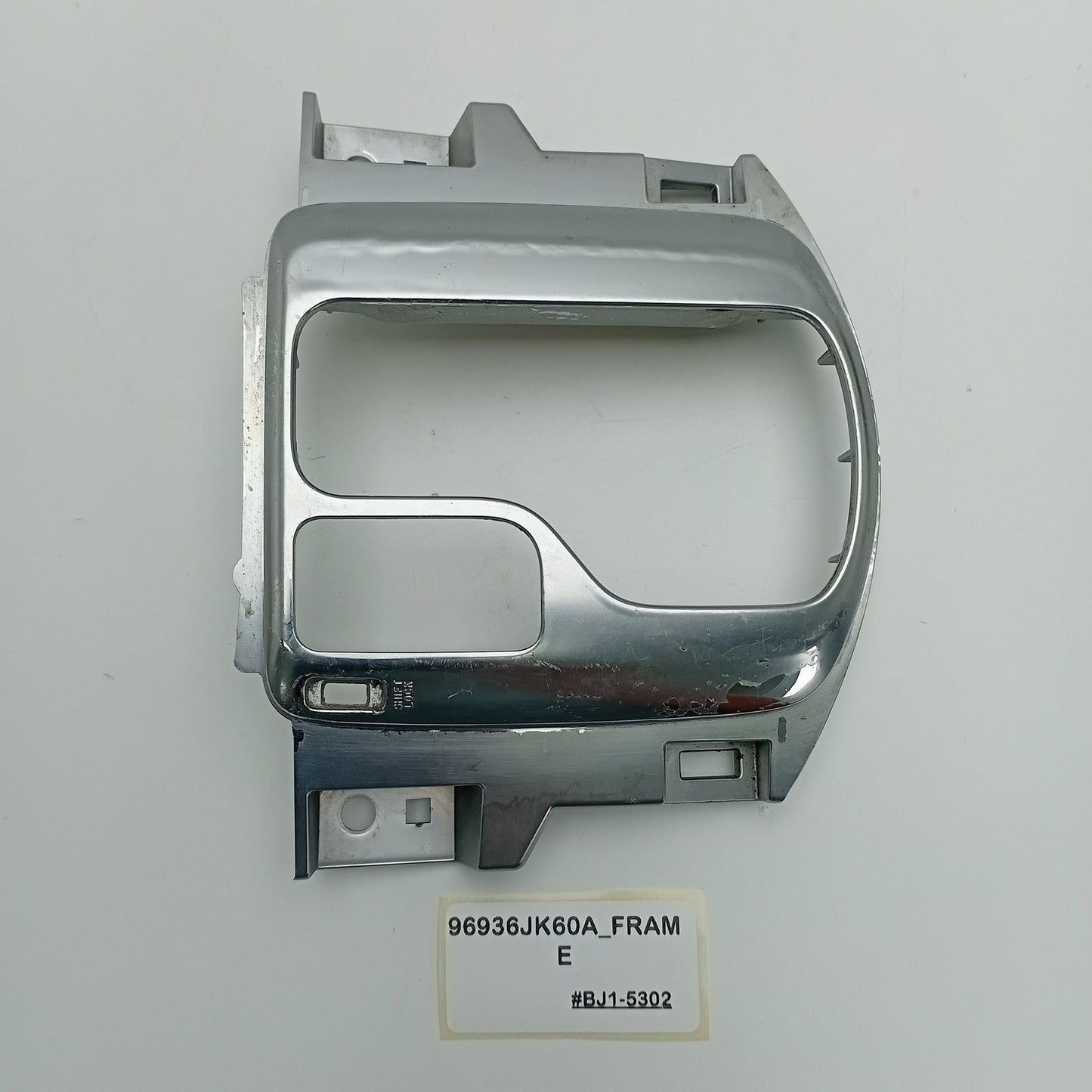 2007-2009 Infiniti G35 CENTER CONSOLE A/T GEAR SELECT BEZEL 96936JK60A