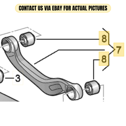 2010-2012 AUDI A4 WISHBONE REAR RIGHT UPPER CONTROL ARM USED OEM 8K0505324H