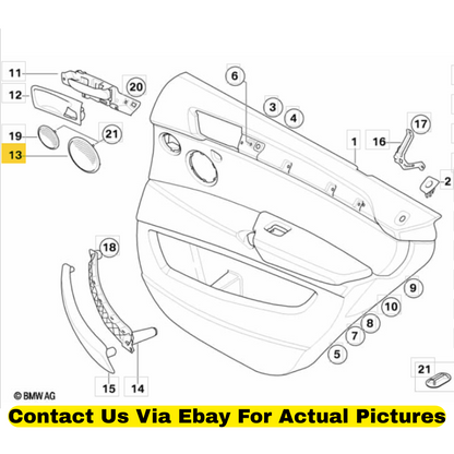 2012 BMW X6 Loudspeaker Cover Used OEM 51416969392