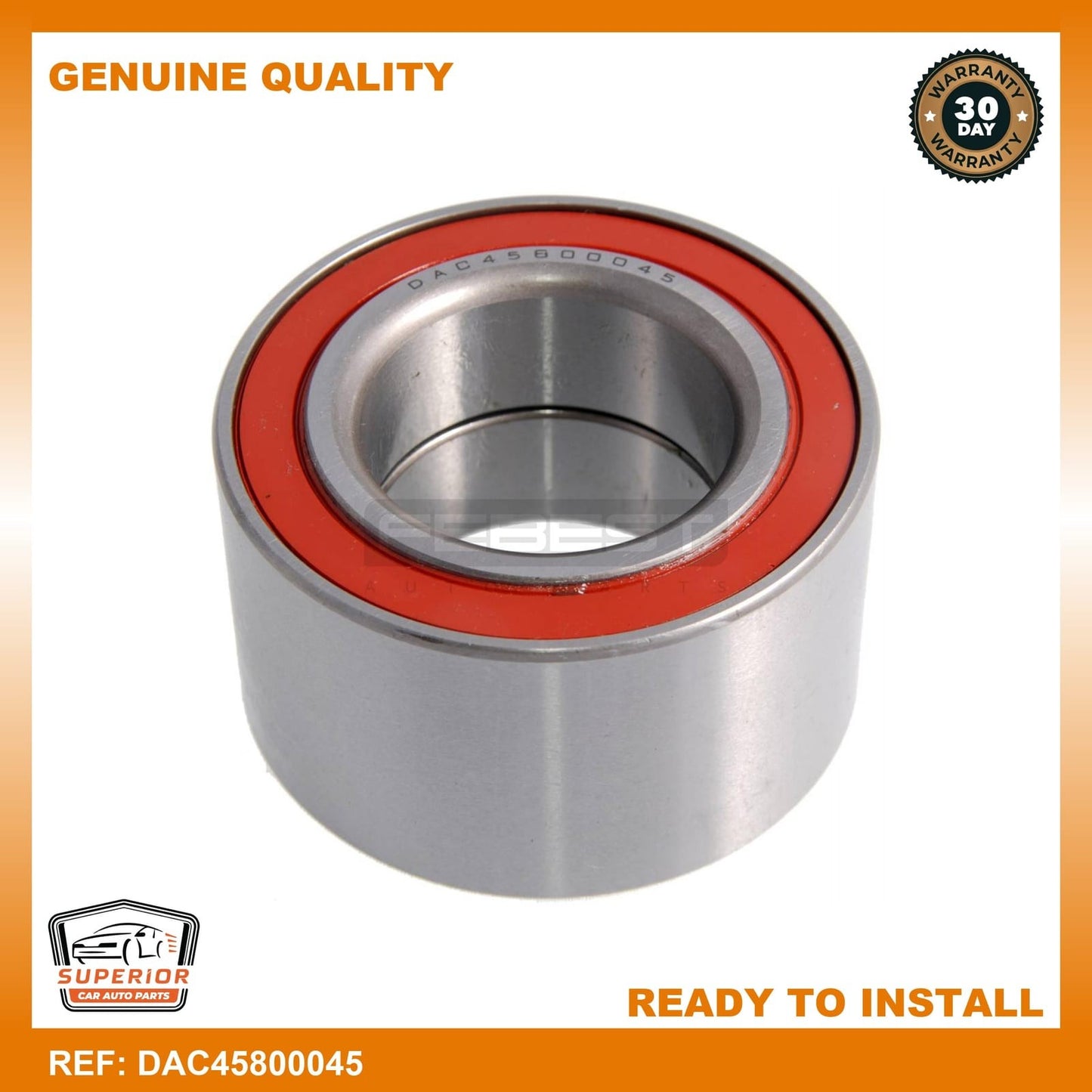 FEBEST 1999-2003 Volkswagen EuroVan Front Wheel Bearing DAC45800045