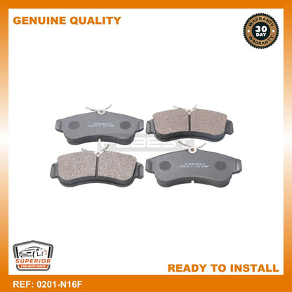 FEBEST NISSAN Pad Kit, Disc Brake, Front 0201-N16F