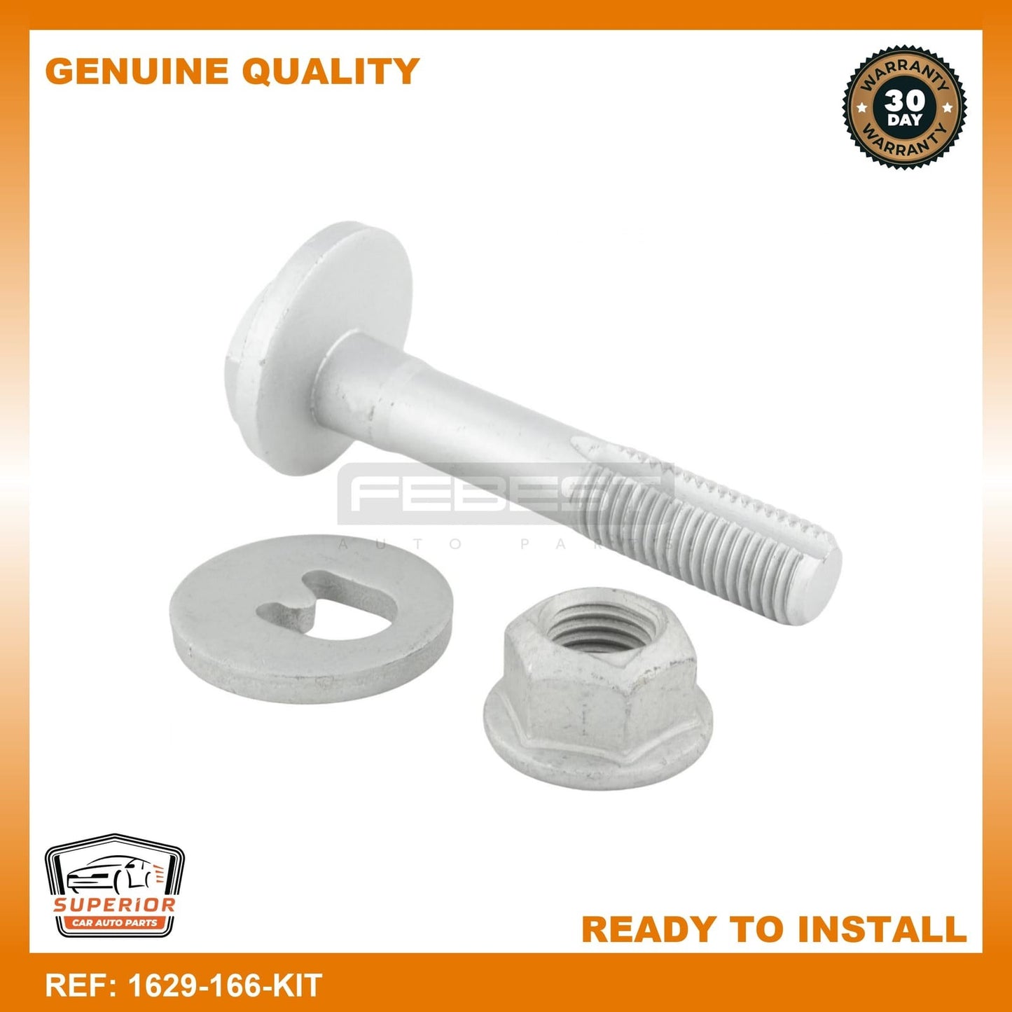 FEBEST Mercedes-Benz Camber Adjusting Eccentric Bolt Kit 1629-166-KIT