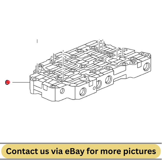 2010 Chevrolet Cruze Control Valve Body with Channel Plate Used OEM 24261744