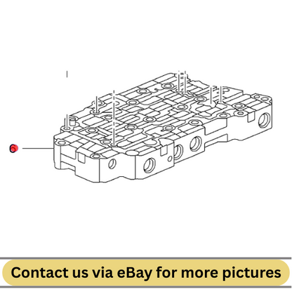 2010 Chevrolet Cruze Control Valve Body with Channel Plate Used OEM 24261744