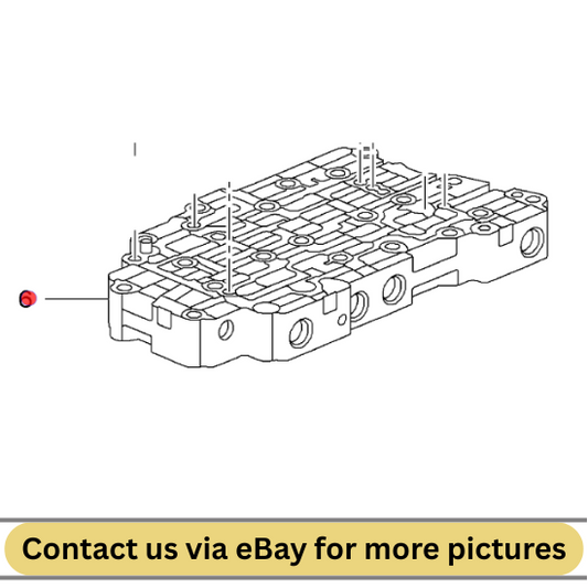 2010 Chevrolet Cruze Control Valve Body with Channel Plate Used OEM 24261744