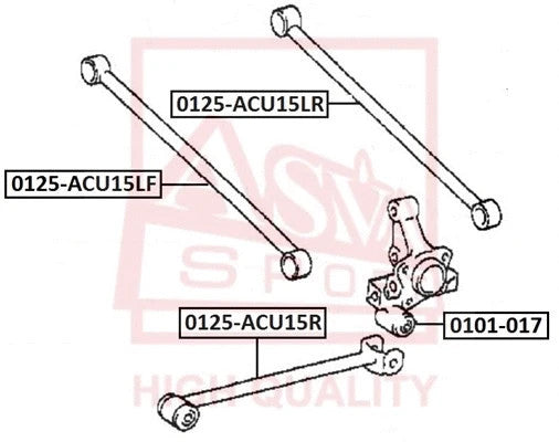 Febest Rear Transverse Link 0125-ACU15LR