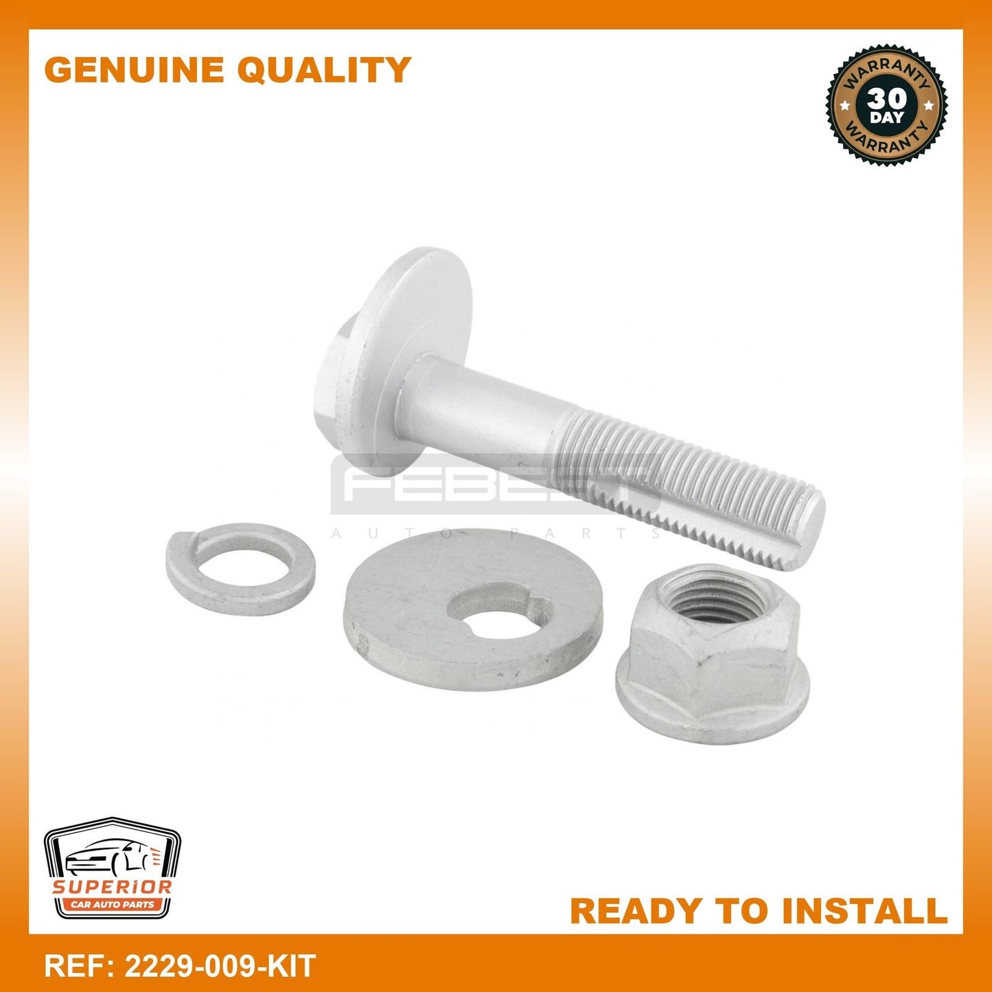 FEBEST HYUNDAI Repair Kit Camber Adjusting Eccentric Bolt 2229-009-KIT