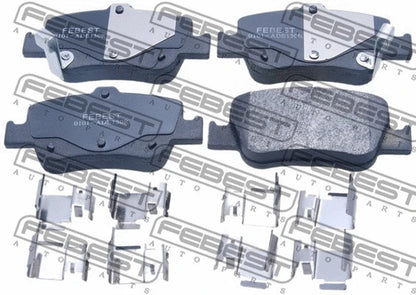 FEBEST 06-19 Toyota Corolla Pad Kit Disc Brake Rear 0101-ADE150R