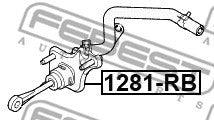 FEBEST 2010-2015 Hyundai Accent Clutch Master Cylinder 1281-RB