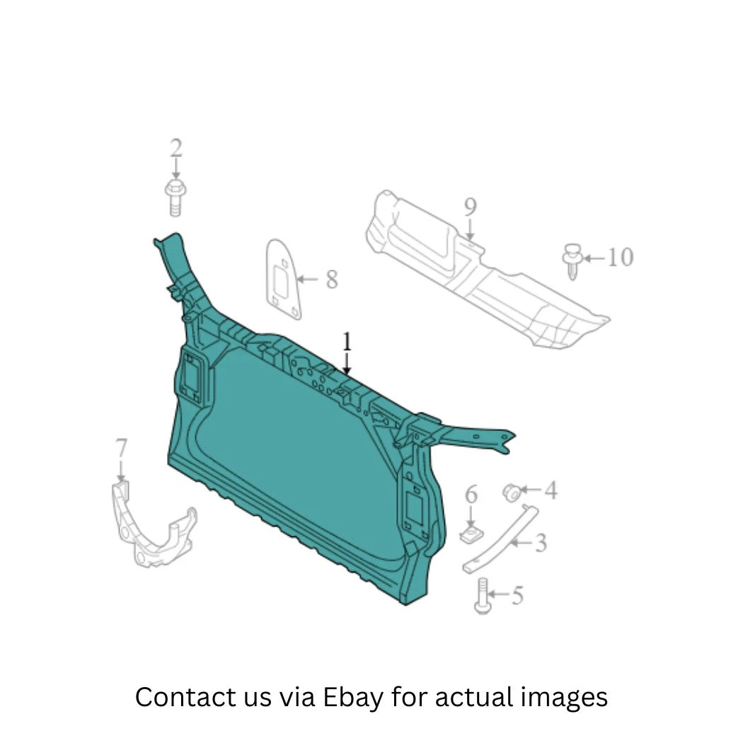 2013 Audi A6 Quattro Radiator Support Panel OEM 4G0805594C