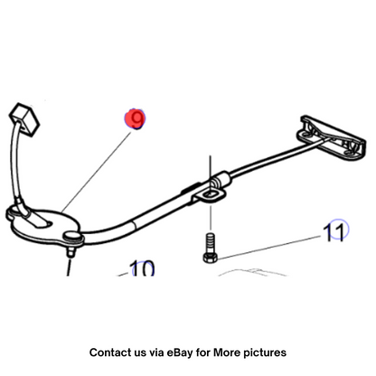 2009 Chevrolet Lumina Park Brake Front Cable Used OEM 92191008
