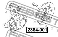 FEBEST 2016 Volkswagen Crafter Wheel Stud 2384-001