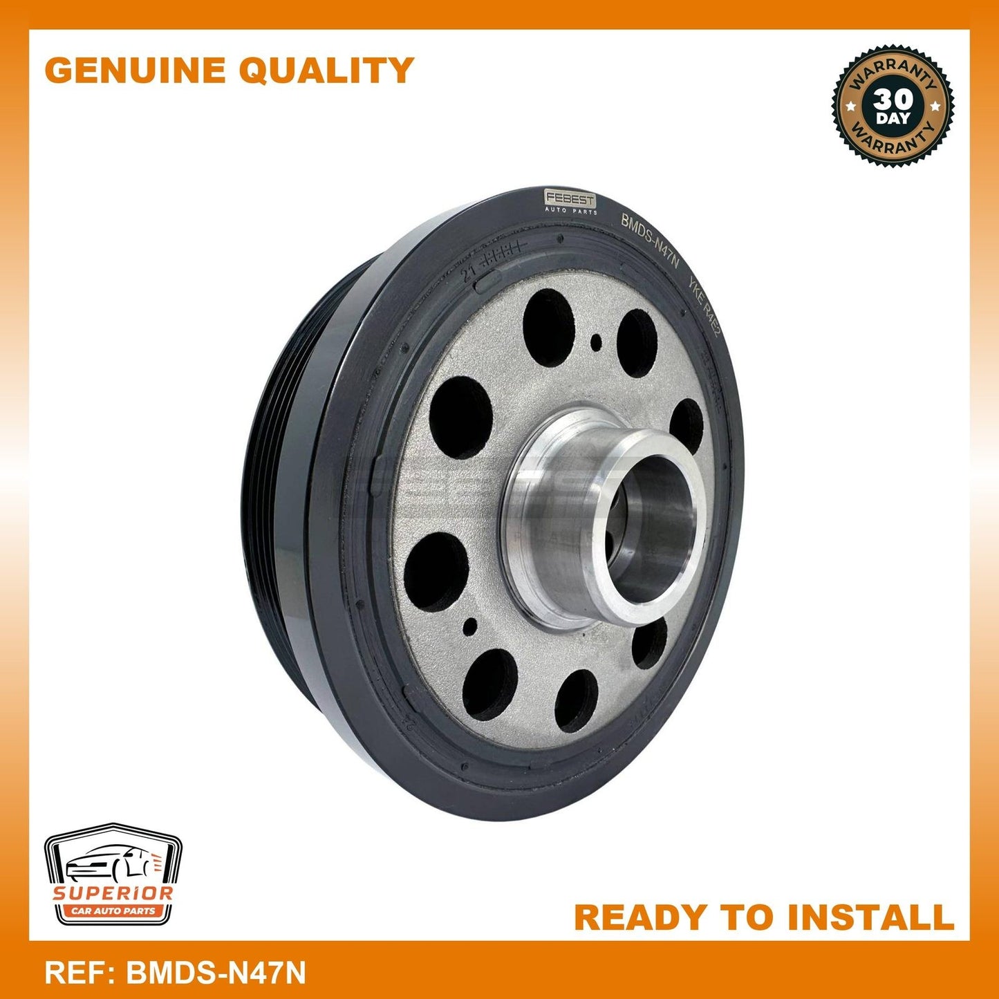 BMW 1 3 5 Series X1 X3 X5 Diesel Crankshaft Pulley FEBEST BMDS-N47N 11238512072