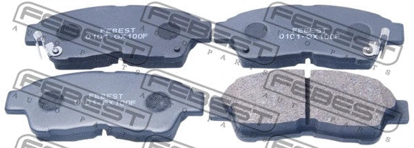 FEBEST 2005-2020 Toyota Yaris Pad Kit Disc Brake Front 0101-GX100F