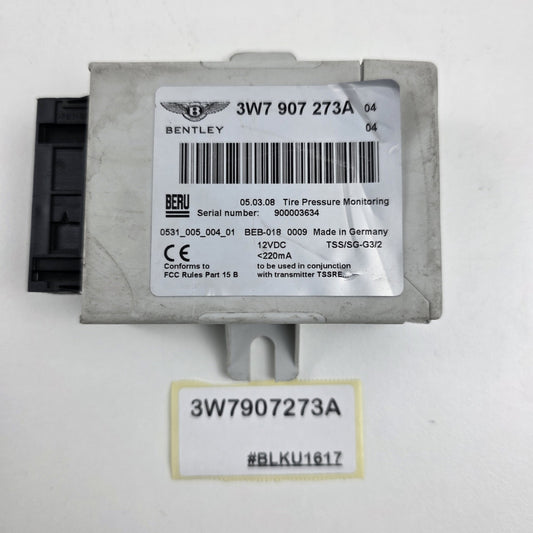 2006-2009 Bentley Flying Spur ECU Tire Pressure Monitoring System 3W7907273A