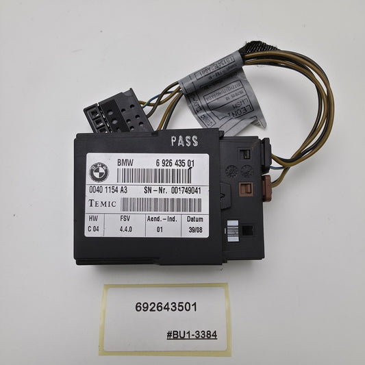 2007-2012 BMW 3 Seat Control Module 692643501