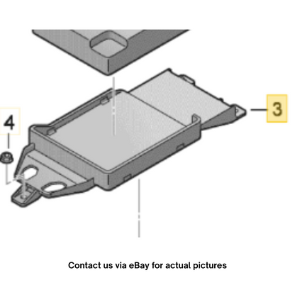 2012–2015 Audi A6 Voltage Stabiliser Bracket/Housing Used OEM 4G0907347