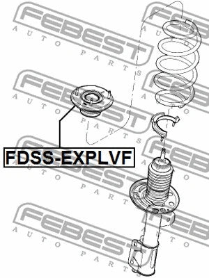 FEBEST 2009-2019 Ford Explorer Front Shock Absorber Support FDSS-EXPLVF