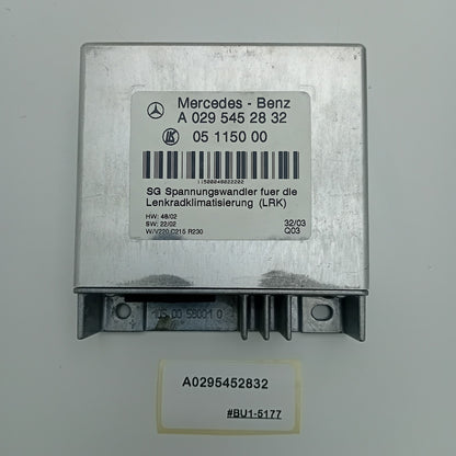 2000-2006 Mercedes-Benz CL500 STEERING WHEEL HEATER CONTROL UNIT A0295452832