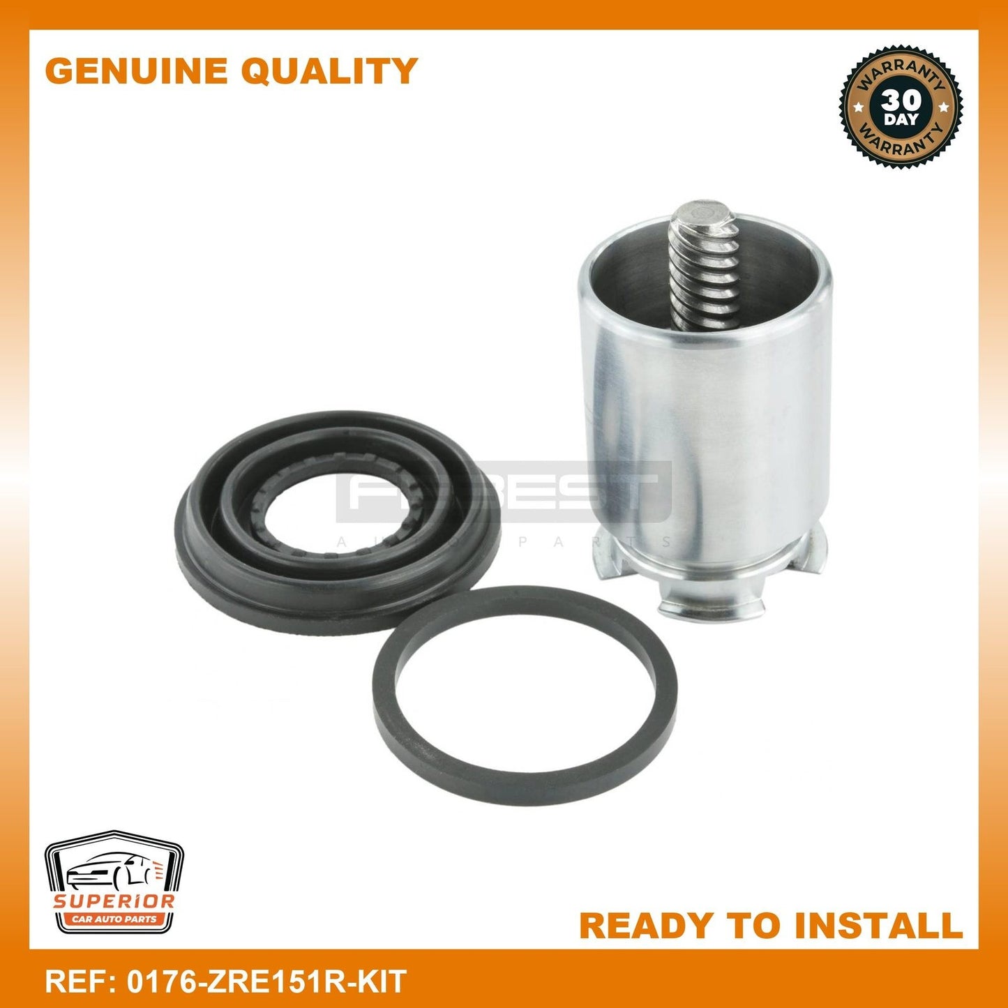 FEBEST 07-18 Toyota Corolla Brake Caliper Piston Repair Kit 0176-ZRE151R-KIT