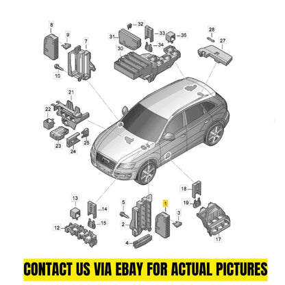 Audi 2005-2009 A6 Fuse Holder Relay Box 8K0941824