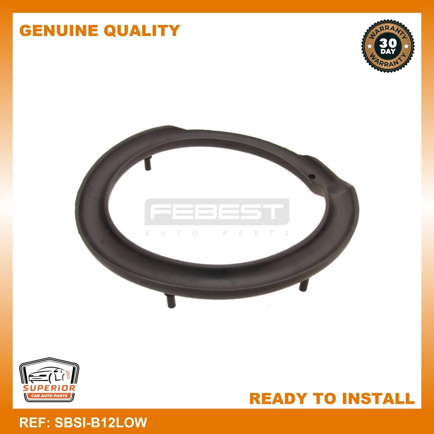 FEBEST 1994-1999 Subaru Legacy Rear Spring Lower Seat SBSI-B12LOW