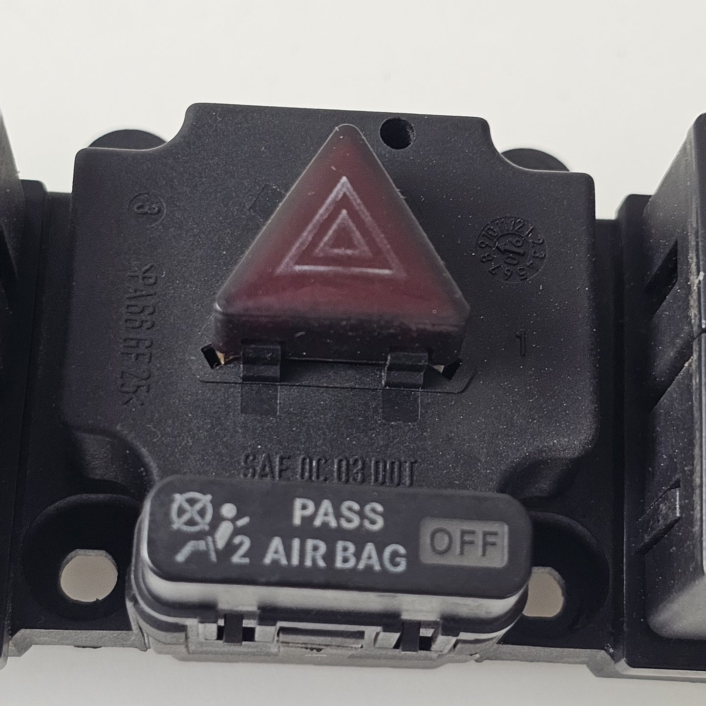 Mercedes W203 C-Class Switch Block Parktronic & Rear Window Blind A2038705010