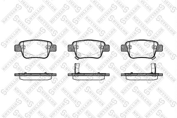STELLOX 2003-2008 Toyota Corolla Brake Pads Set 04466-05020