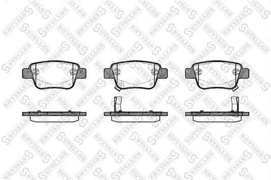 STELLOX 2003-2008 Toyota Corolla Brake Pads Set 04466-05020